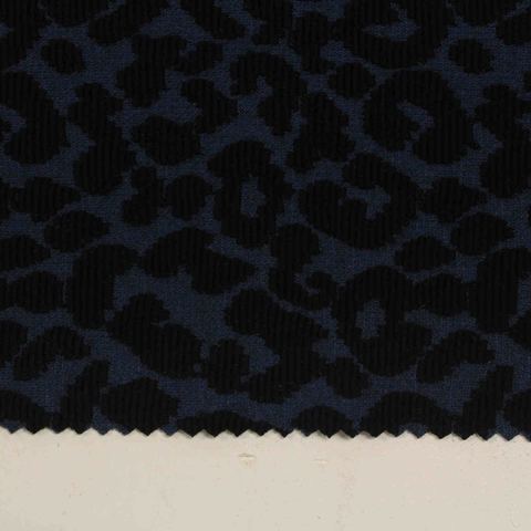 Animal Print Polyester Viscose Stretch Knit Fabric