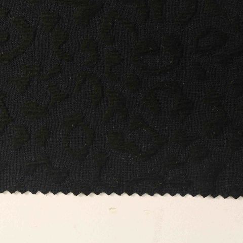 Jacquard Polyester Viscose Stretch Knit Fabric