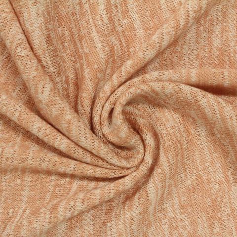 Heather Polyester Viscose Chunky Knit Fabric