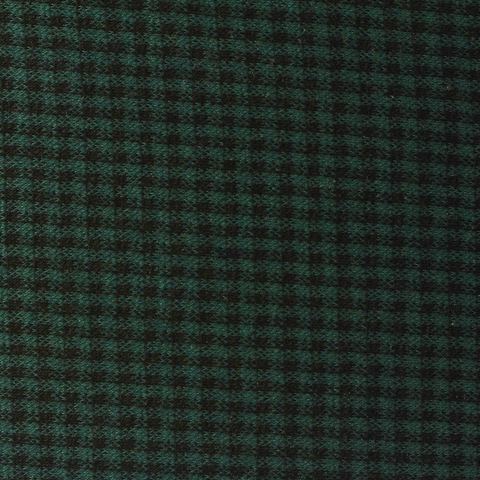 Dark Green Houndstooth Jacquard, Polyester