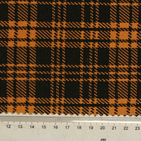 Black Plaid Jacquard, Polyester