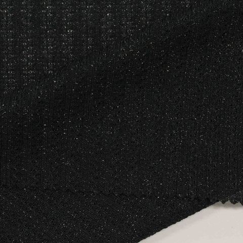 Jacquard Polyester Metallic Stretch Knit Fabric