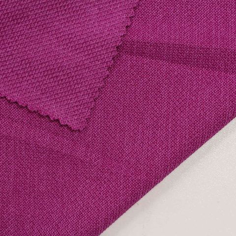 Polyester Stretch Piqué Knit Fabric