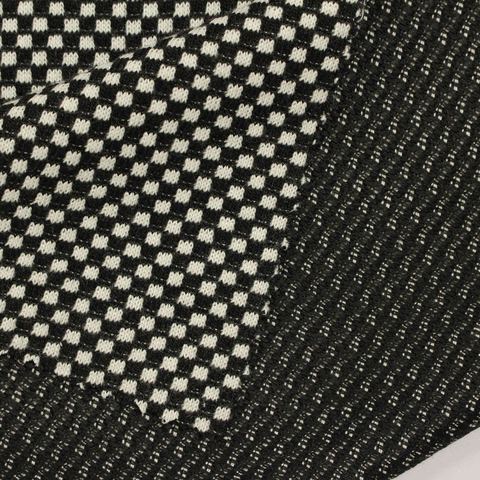 Fine Plaid 100% Polyester Knit Fabric