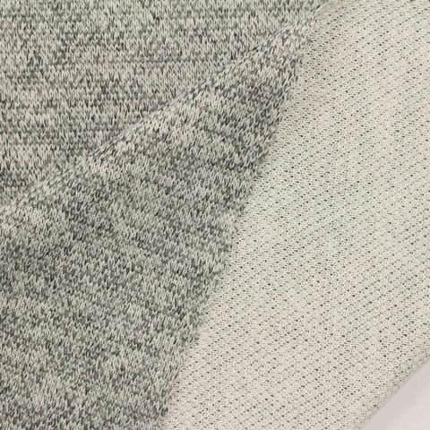 Heather Polyester Viscose Stretch Scuba Knit Fabric