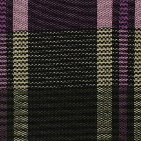 Bold Plaid Polyester Stretch Knit Fabric