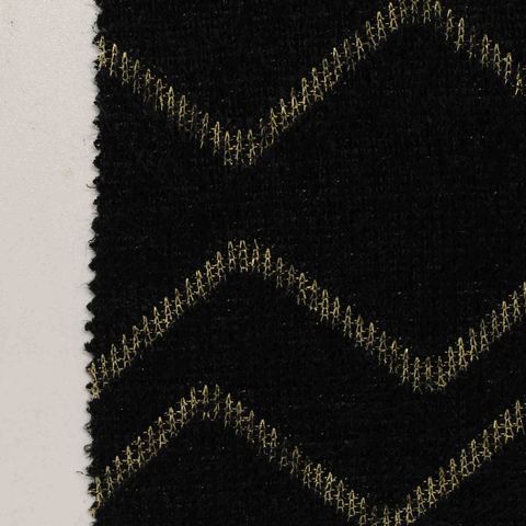 Jacquard Washed Nylon Chunky Knit Fabric