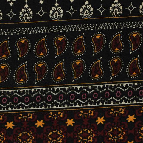Printed Brushed Polyester Stretch Milk Silk Knit Fabric