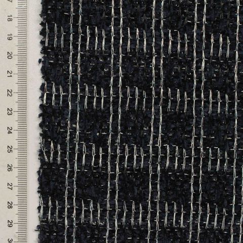 Jacquard Polyester Metallic Interlock Knit Fabric