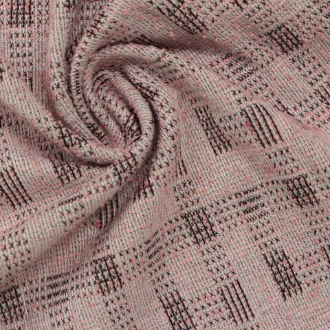 Jacquard Polyester Stretch Bouclé Fabric