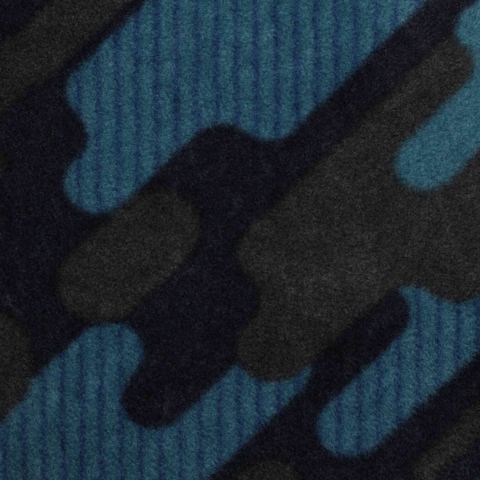 Blue Camo Fleece, Polyester