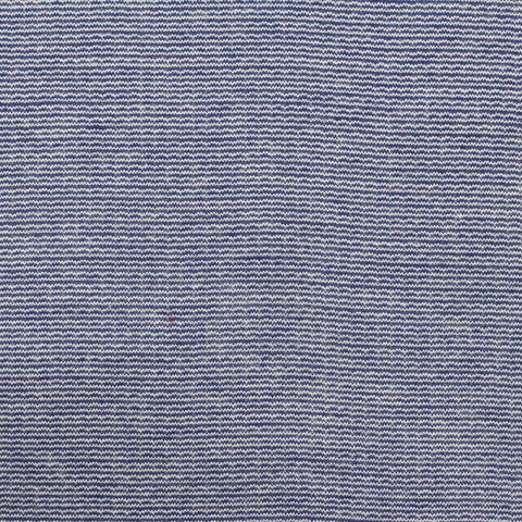 Fine Striped Polyester Viscose Interlock Knit Fabric