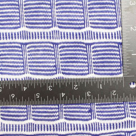 Jacquard Cotton Polyester Chunky Knit Fabric