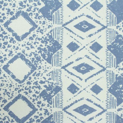Printed Viscose Nylon Stretch Bengaline Fabric