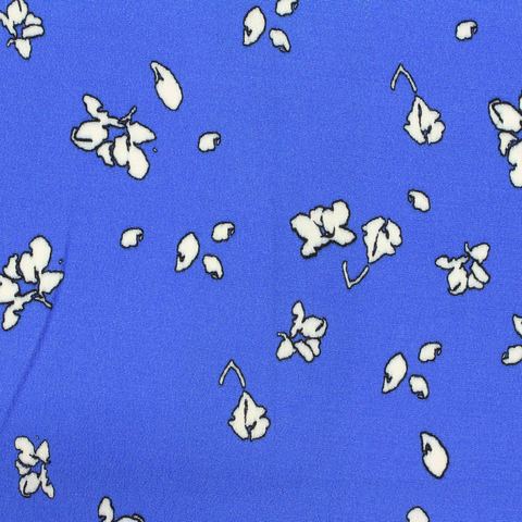 Fine Floral 100% Viscose Woven Fabric