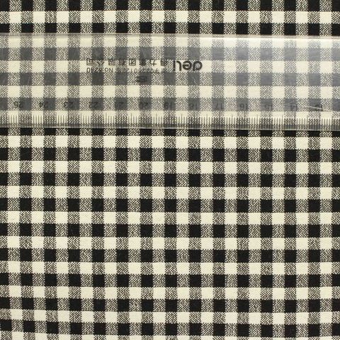 Fine Plaid Viscose Nylon Stretch Bengaline Fabric