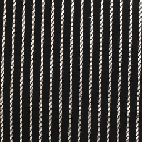 Fine Striped Polyester Viscose Stretch Satin Fabric