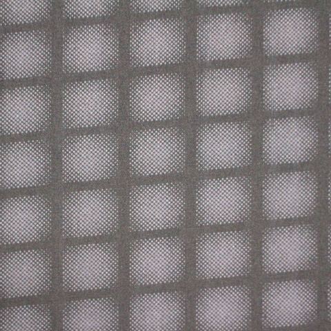 Grey Grid Jacquard, Poly-Viscose
