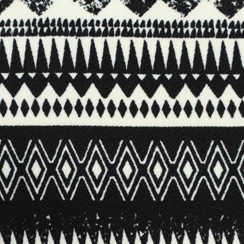 Printed Polyester Stretch Knit Fabric
