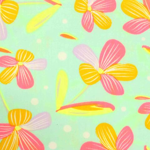 Bold Floral 100% Cotton Poplin Fabric