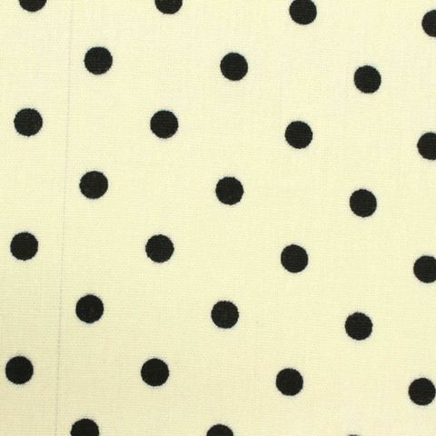 Dotted Viscose Linen Woven Fabric