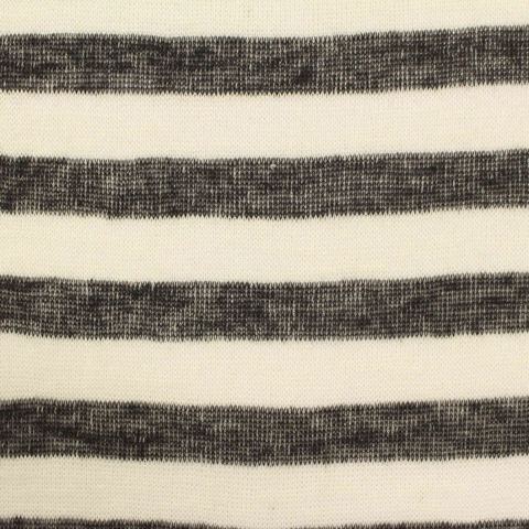 Striped Cotton Polyester Knit Fabric