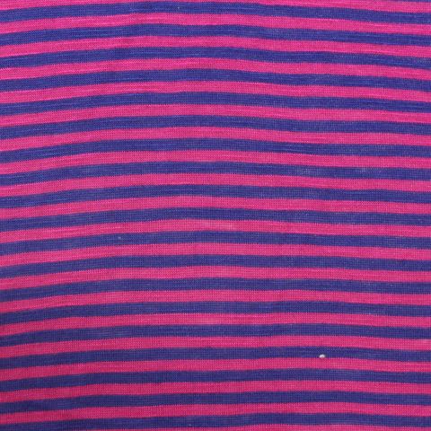 Fine Striped Slub 100% Viscose Knit Fabric