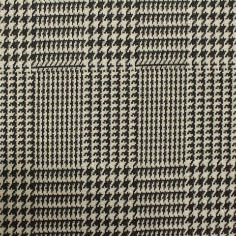 Bold Plaid Polyester Stretch Knit Fabric