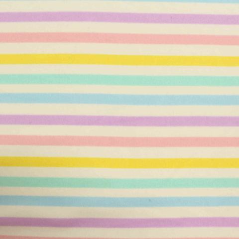Fine Striped Brushed Knit Fabric