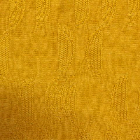Jacquard Polyester Viscose Rib Knit Fabric