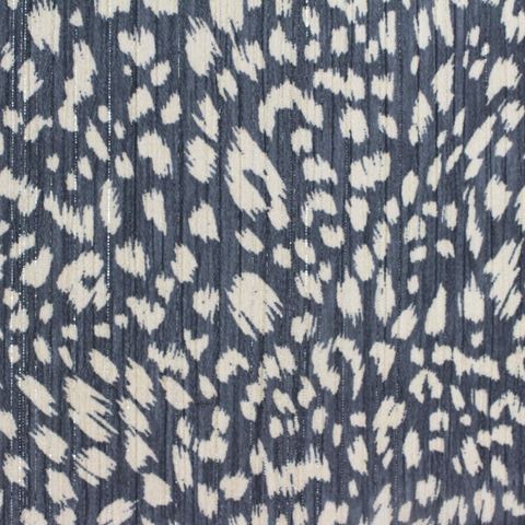 Animal Print Polyester Metallic Woven Fabric