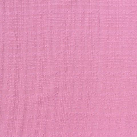 Pink Check Chiffon, Polyester