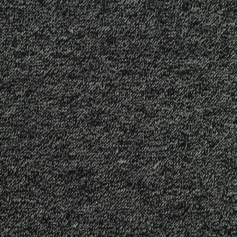 Heather Brushed Polyester Cotton French Terry Fabric