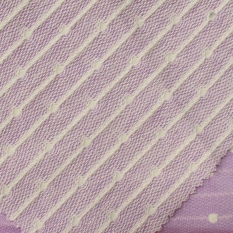 Jacquard Polyester Cotton Chunky Knit Fabric