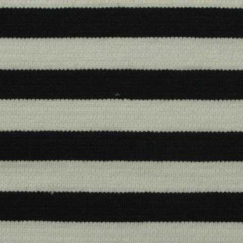 Striped Polyester Viscose Knit Fabric
