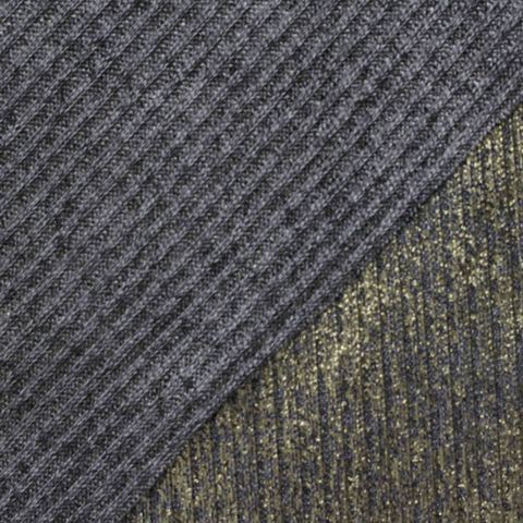 Heather Polyester Stretch Rib Knit Fabric