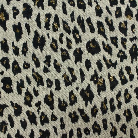Animal Print Cotton Knit Fabric