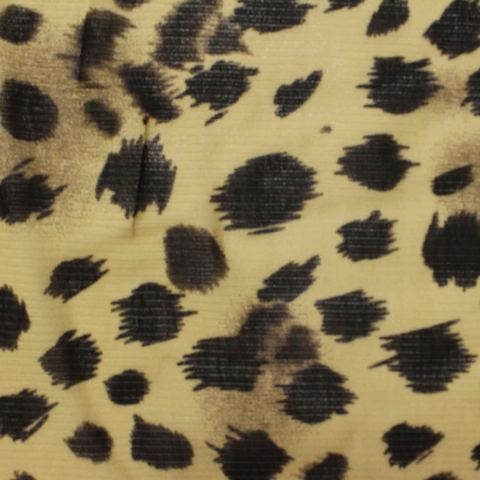 Black Bold-Leopard Knit, Polyester