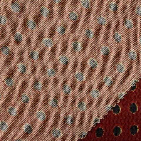 Fine Dotted Polyester Stretch Chunky Knit Fabric