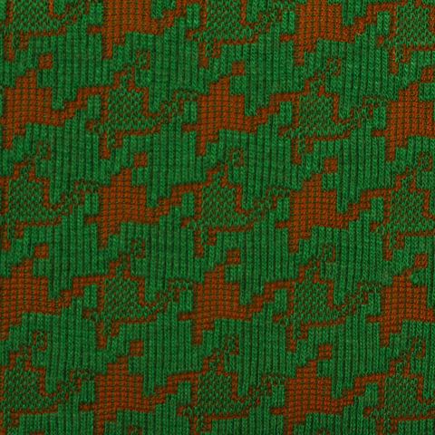 Jacquard Acrylic Polyester Interlock Knit Fabric