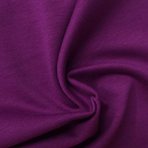 Slub Polyester Viscose Stretch Ponte Knit Fabric