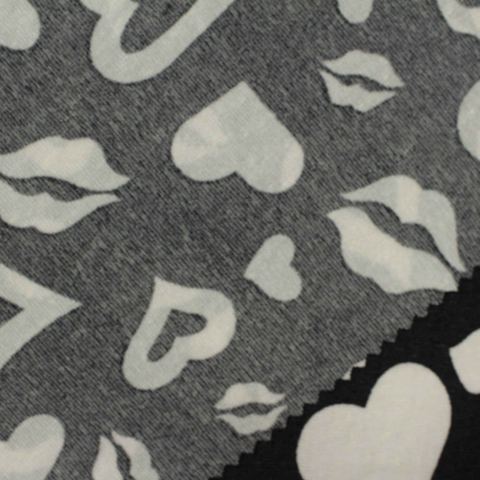 Printed Polyester Stretch Knit Fabric