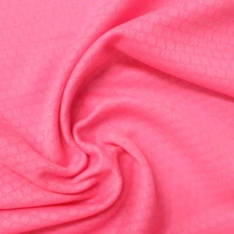 Jacquard 100% Polyester Interlock Knit Fabric