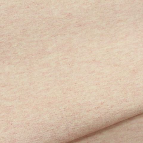Heather Polyester Cotton Stretch Interlock Knit Fabric