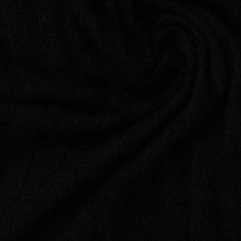 Viscose Polyester Stretch Rib Knit Fabric
