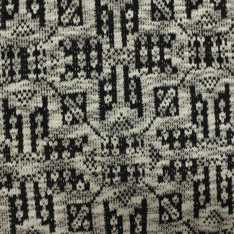Jacquard Slub 100% Polyester Knit Fabric