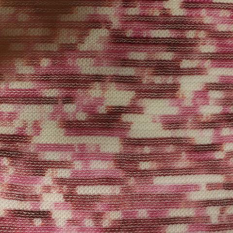 Camo Polyester Stretch Chunky Knit Fabric