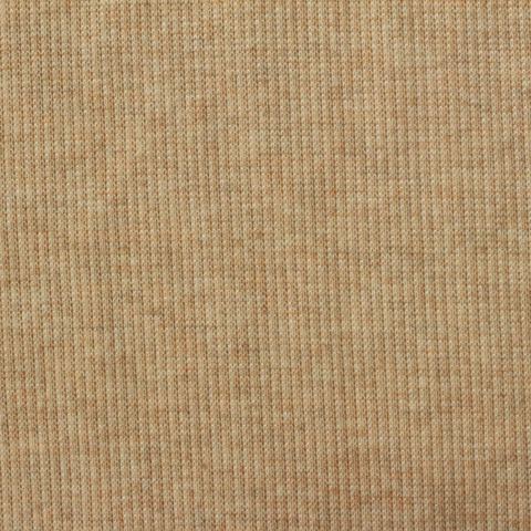 Heather Polyester Cotton Stretch Rib Knit Fabric