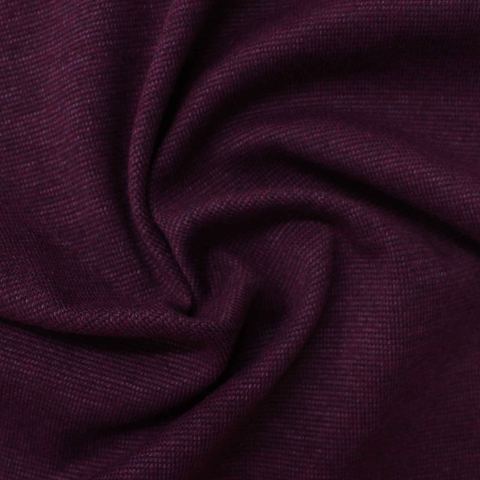 Heather Polyester Cotton Stretch Interlock Knit Fabric