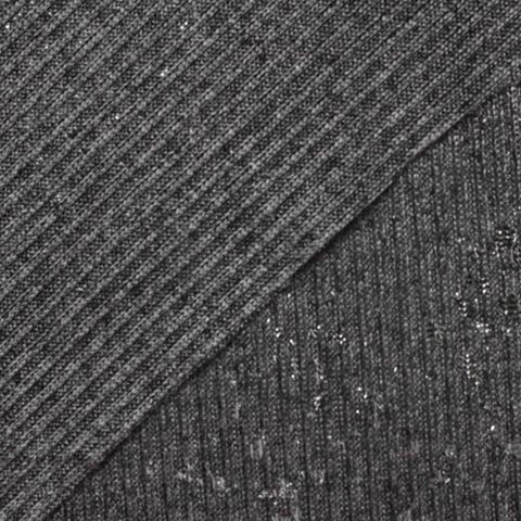 Heather Polyester Stretch Chunky Knit Fabric
